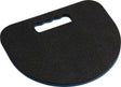 TECWERK Sitzkissen 290x340x15 mm – Flexibles Hartschaum-Kniekissen mit Tragegriff