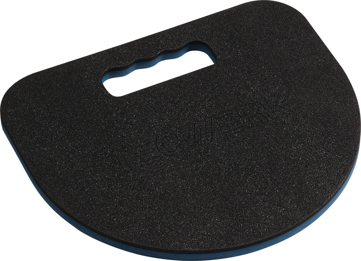TECWERK Sitzkissen 290x340x15 mm – Flexibles Hartschaum-Kniekissen mit Tragegriff
