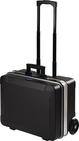TECWERK Schalenkoffer rollbar 36 l ABS-Kunststoff mit 4 Werkzeugtafeln und Zahlenschloss