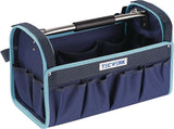 TECWERK Werkzeugtasche 400x250x200 mm aus Nylongewebe mit Tragegriff und Trageriemen