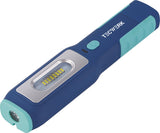 TECWERK LED-Akkuhandleuchte 3,7 V 1200 mAh mit Magnet & 5 Positionen, 60-250 lm