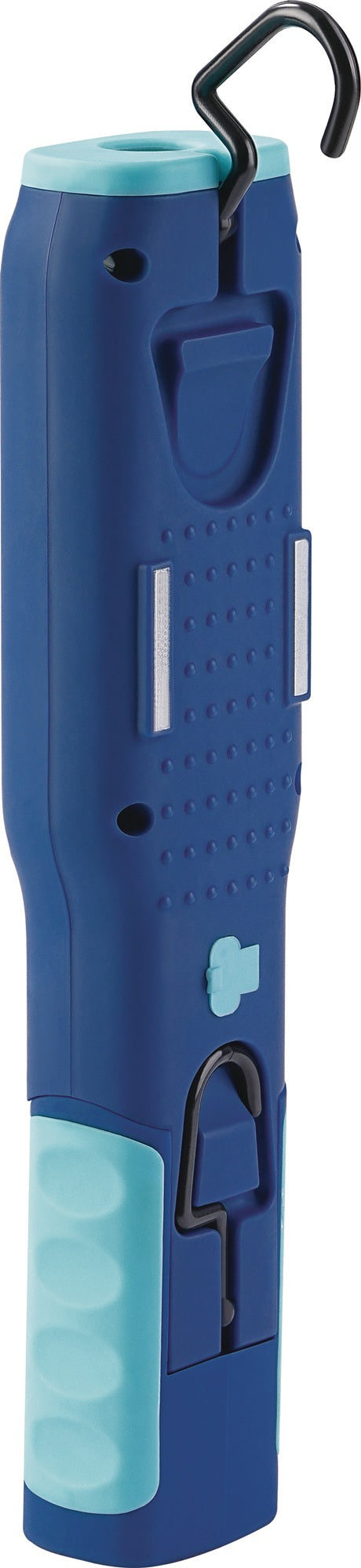 TECWERK LED-Akkuhandleuchte 3,7 V 1200 mAh mit Magnet & 5 Positionen, 60-250 lm