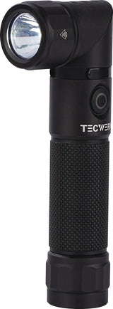 TECWERK LED-Taschenlampe 100-1000 lm Li-ion 180 m blau/schwarz – wiederaufladbar, 90° drehbarer Kopf, Magnet
