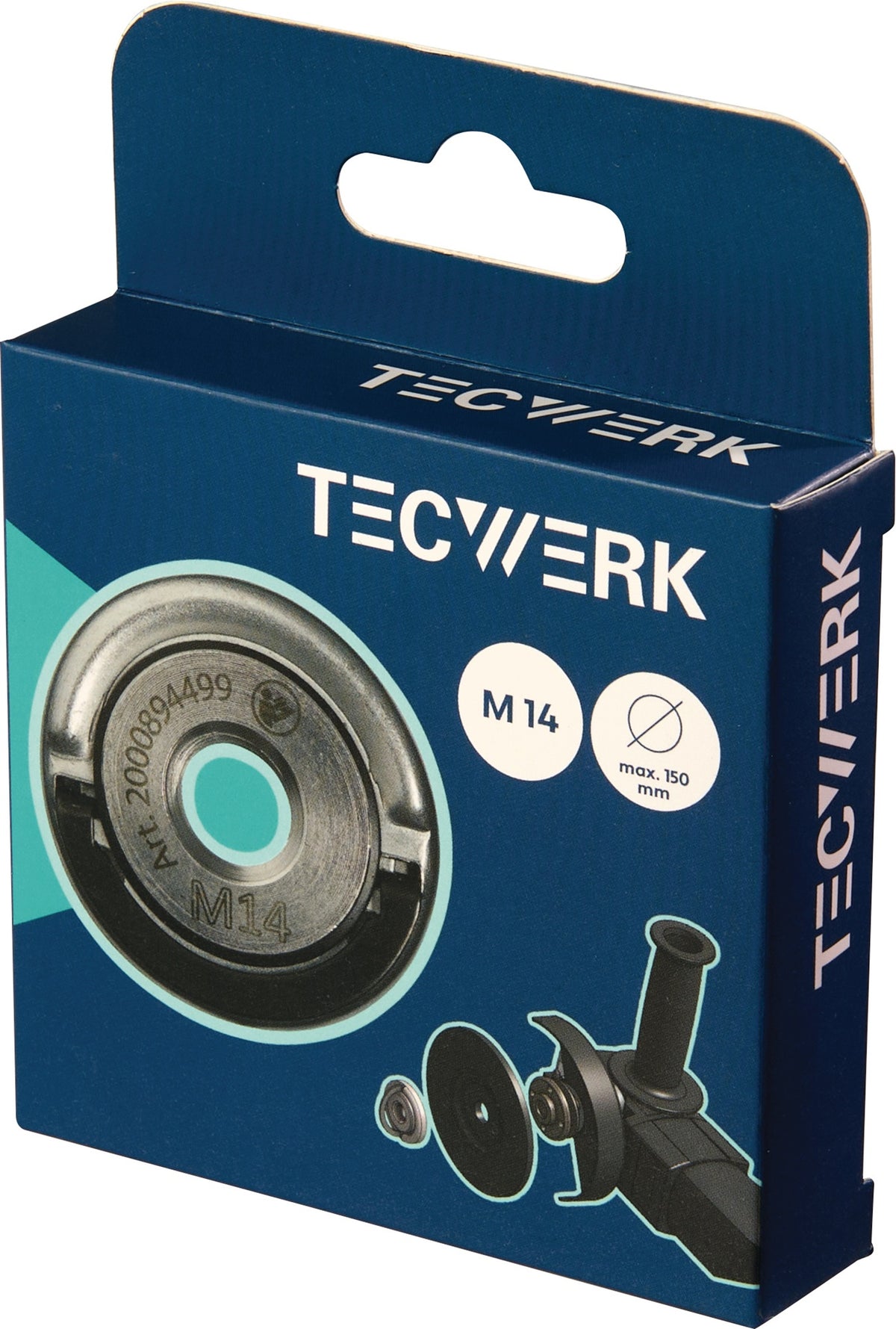TECWERK Schnellspannmutter TCW M1400 M14 für Winkelschleifer bis 150 mm