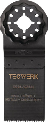 TECWERK Tauchsägeblatt Starlock 32 mm – Eintauchtiefe 40 mm für Holz, Nägel & Leichtmetall