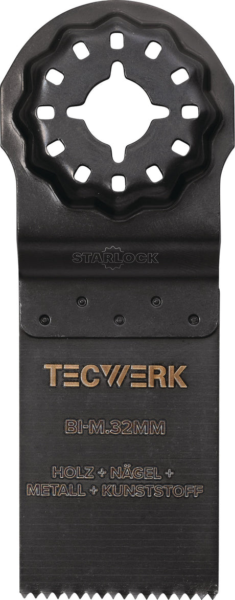 TECWERK Tauchsägeblatt Starlock 32 mm – Eintauchtiefe 40 mm für Holz, Nägel & Leichtmetall