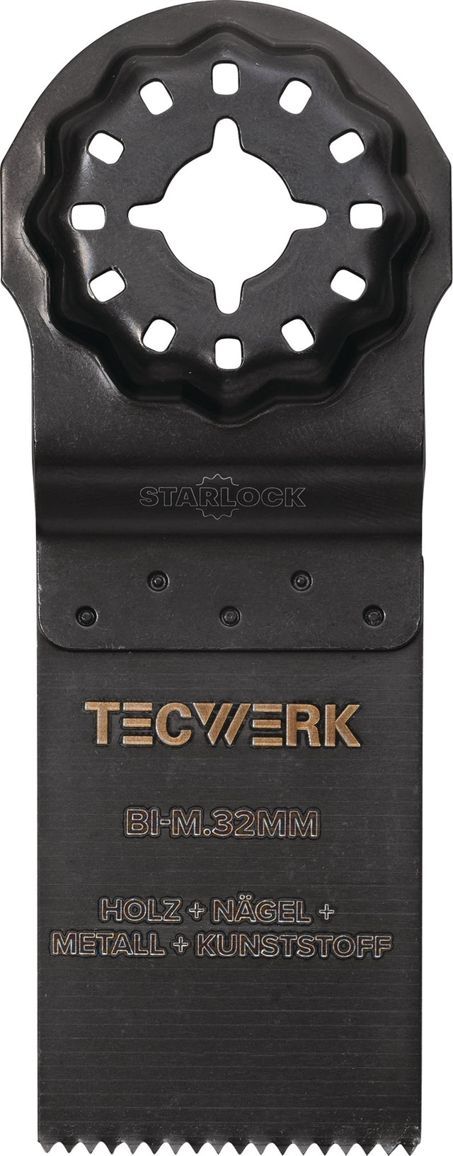 TECWERK Tauchsägeblatt Starlock 32 mm – Eintauchtiefe 40 mm für Holz, Nägel & Leichtmetall
