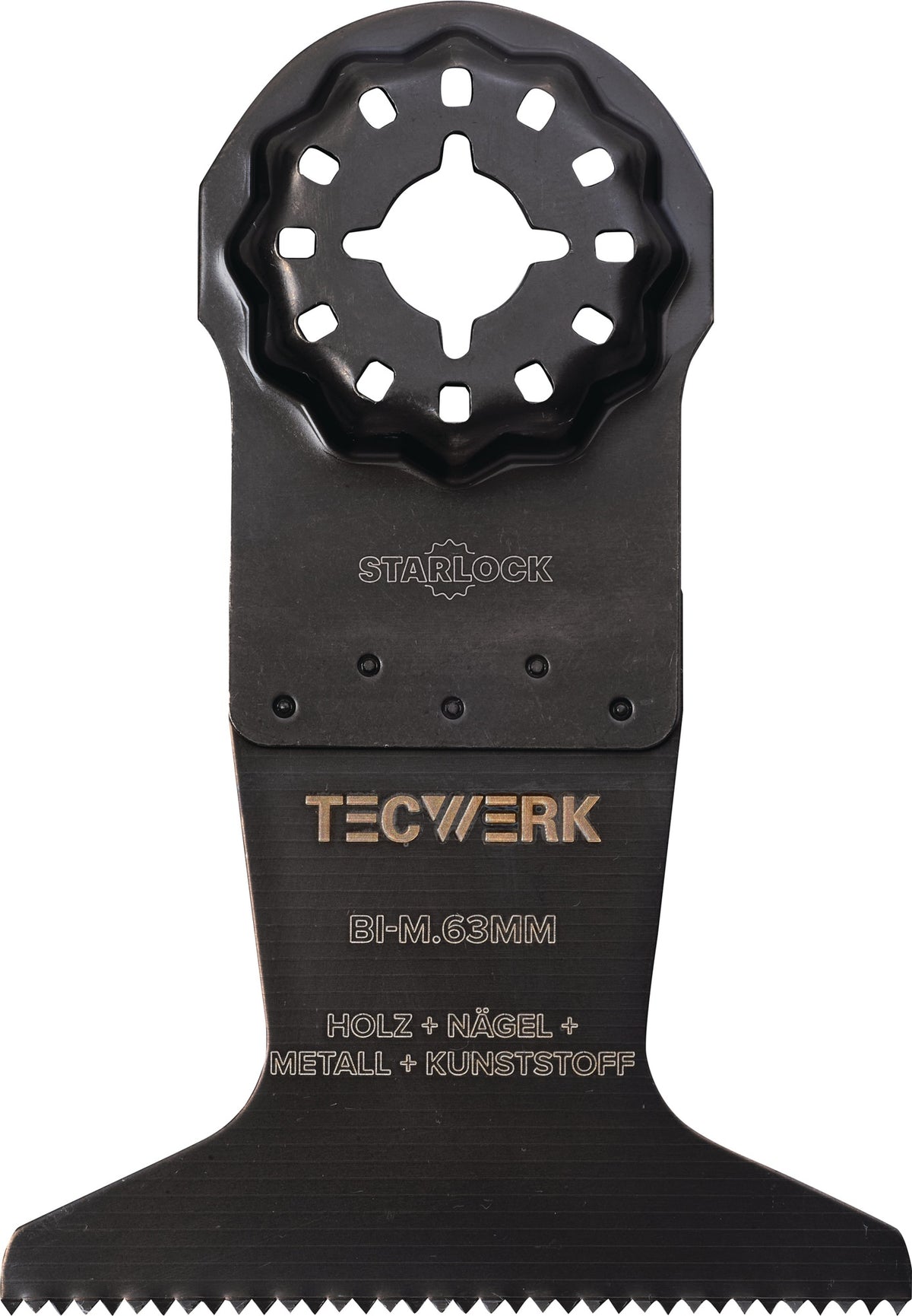 TECWERK Tauchsägeblatt 63 mm Starlock – Eintauchtiefe 40 mm für Holz, Nägel & Leichtmetall