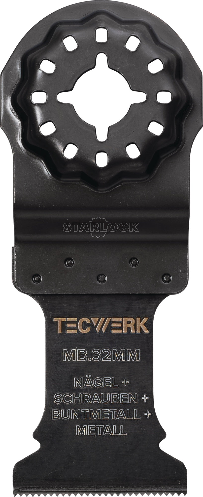 TECWERK Tauchsägeblatt 32 mm Eintauchtiefe 29 mm Starlock für Holz, Metall & Nägel