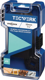 TECWERK Tauchsägeblatt Starlock 32 mm – Eintauchtiefe 40 mm für Holz, Nägel & Leichtmetall