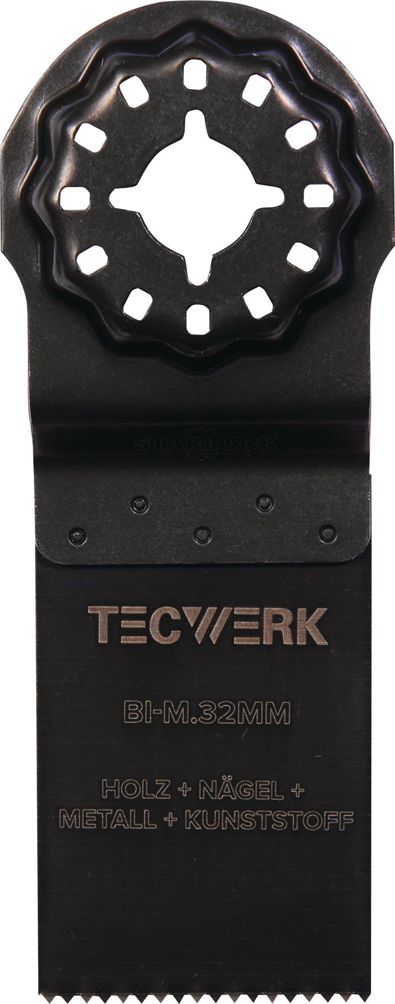 TECWERK Tauchsägeblatt Starlock 32 mm – Eintauchtiefe 40 mm für Holz, Nägel & Leichtmetall