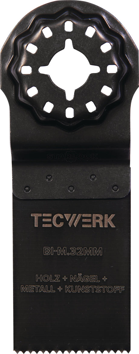 TECWERK Tauchsägeblatt Starlock 32 mm – Eintauchtiefe 40 mm für Holz, Nägel & Leichtmetall