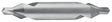 Zentrierbohrer DIN 333 Form A 1,6 mm HSS von TECWERK – 5 Stück