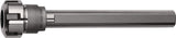 TECWERK Spannzangenfutter ER mit Zylinderschaft Ø 16 mm, Spannbereich 1–7 mm, Schaftlänge 150 mm