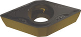 TECWERK Wendeschneidplatte DCMT070202-F PMK30 für Schlichtbearbeitung, 10er-Pack