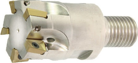 TECWERK Einschraubfräser D.32mm vernickelt mit Innenkühlung Z.5 APKT-10