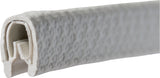 TECWERK Kantenschutz Klemmbereich 1-2 mm, 10 m x 6,5 mm x 9,5 mm, schwarz, PVC mit Metalleinlage