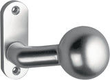 EDI Profiltürknopf 1330/4020 Aluminium F1 fest – Kugel-Knopf mit ovaler Massivrosette