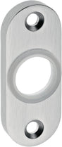 EDI Drückerrosette 3392/0000 Aluminium F1, oval, 8 mm Schildstärke, 50 mm Lochabstand