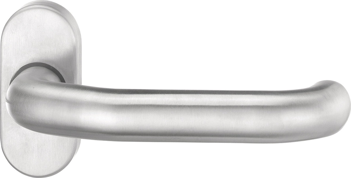 EDI Feuerschutzdrückerlochteil 1300/2133 Aluminium F1 gekröpft Vierkant 9 mm