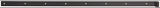 GAH Ladenband 800 mm Stahl schwarz kunststoffbeschichtet gerade – 6 Stück