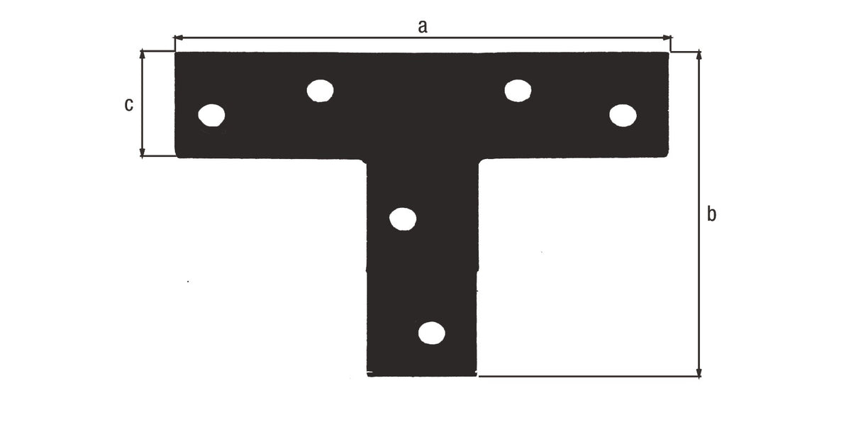 GAH Flachverbinder L 70 mm B 16 mm Stahl schwarz kunststoffbeschichtet – 50 Stück