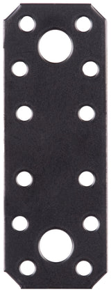 GAH Flachverbinder EN 14545, 96 x 35 x 2,5 mm, Stahl schwarz kunststoffbeschichtet