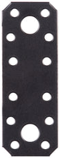 GAH Flachverbinder EN 14545, 96 x 35 x 2,5 mm, Stahl schwarz kunststoffbeschichtet