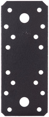 GAH Flachverbinder EN 14545, 96 x 35 x 2,5 mm, Stahl schwarz kunststoffbeschichtet