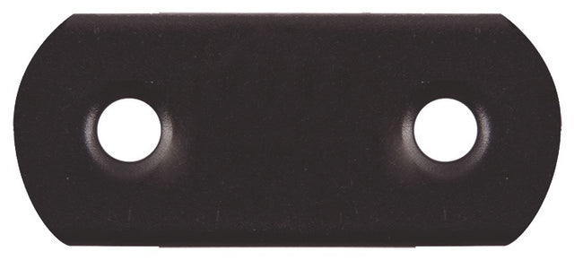 GAH Flachverbinder 37 mm Stahl schwarz kunststoffbeschichtet 100 Stück