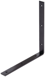 GAH Balkenwinkel 250x250 mm gleichschenklig, Stahl verzinkt schwarz kunststoffbeschichtet