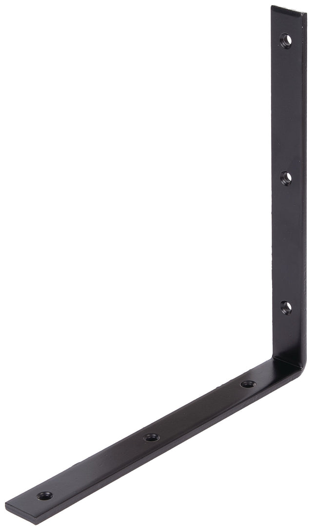 GAH Balkenwinkel 250x250 mm gleichschenklig, Stahl verzinkt schwarz kunststoffbeschichtet