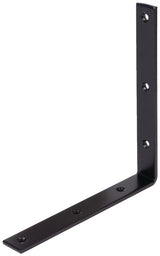GAH Balkenwinkel 250x250 mm gleichschenklig, Stahl verzinkt schwarz kunststoffbeschichtet