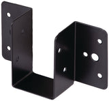 GAH Balkenschuh 46/66 mm, 1 mm Stahl verzinkt, schwarz kunststoffbeschichtet, abgerundete Ecken