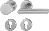 HOPPE Rosettengarnitur Amsterdam E1400Z Edelstahl matt DIN L/R