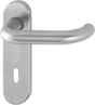 HOPPE Kurzschildgarnitur Paris E138Z/353K Edelstahl F69 OB – DIN EN 1906, Schnellstift, 72 mm