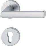 HOPPE Rosettengarnitur Hamburg 1700 Aluminium F1 DIN L/R – SchnellstiftPlus Türbeschlag