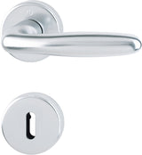HOPPE Rosettengarnitur Verona 1510 Aluminium F1 OB DIN L/R SchnellstiftPlus