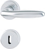 HOPPE Rosettengarnitur Verona 1510 Aluminium F1 OB DIN L/R SchnellstiftPlus