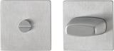 HOPPE Schlüsselrosetten-Paar E848NS Edelstahl quadratisch 53 mm für Innentüren