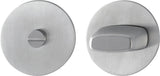 HOPPE Schlüsselrosetten-Paar E849NS Edelstahl matt für Innentüren – SchnellstiftPlus, 2 mm, Ø 55 mm