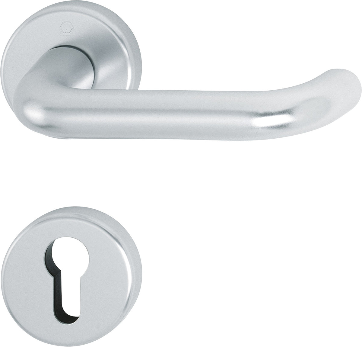 HOPPE Rosettengarnitur Paris 138L Aluminium U-Form DIN links/rechts