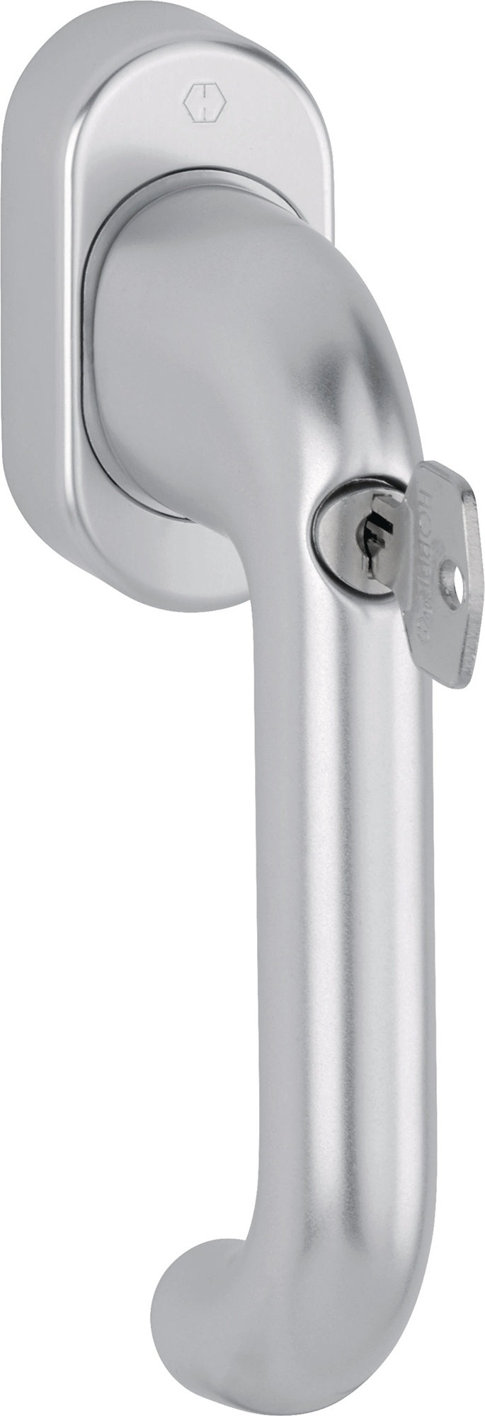 HOPPE Fenstergriff Paris E038S/US9056 – abschließbar, Secu100® & Secustik® Sicherheit