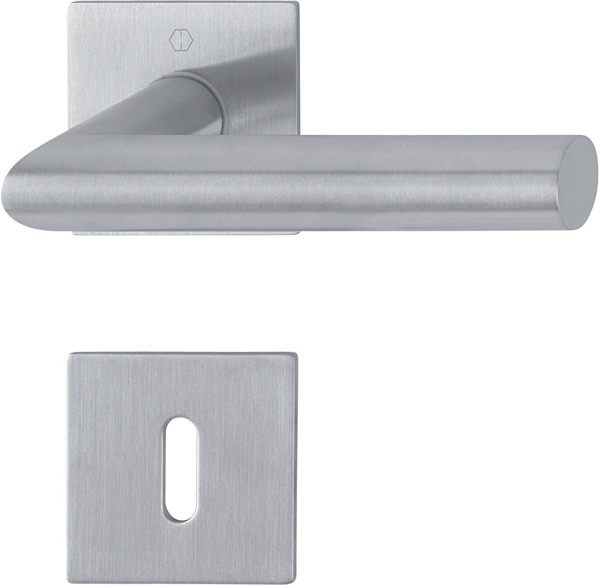 HOPPE Rosettengarnitur Amsterdam E1400Z/848N/848NS Edelstahl F9714M DIN L/R