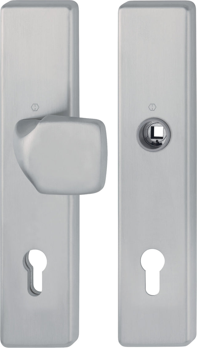HOPPE Schutzgarnitur E61G/2221/2210 Edelstahl F69 für 67-77 mm Türen, ES1 (SK2)