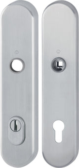 HOPPE Langschildpaar E3332ZA/3310 Edelstahl PZ 92 mm F69 – Sicherheitsbeschlag ES1/SK2