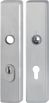 HOPPE Langschildpaar E2222ZA/2210 matt F69 PZ 92 mm – Schutzbeschlag ES1