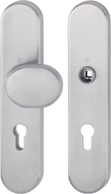 HOPPE Schutzgarnitur E86G/3332 Edelstahl F69 72 mm für Türstärke 47-57 mm