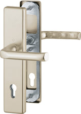 HOPPE Schutzgarnitur London 78G/2221/2410/113 Alu F1 – Einbruchhemmend ES1, 72 mm, DIN links/rechts
