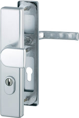 HOPPE Schutzgarnitur London 78G/2222ZA/2410/113 Alu F1 – Einbruchhemmend ES1, 72 mm, DIN L/R